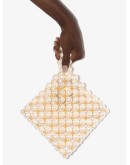 Reveries beaded clutch bag
