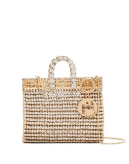 Costanza crystal-embellished mini bag