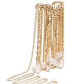 Oasis Arcadia gold-tone pearl shoulder bag