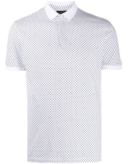 polka dot polo shirt
