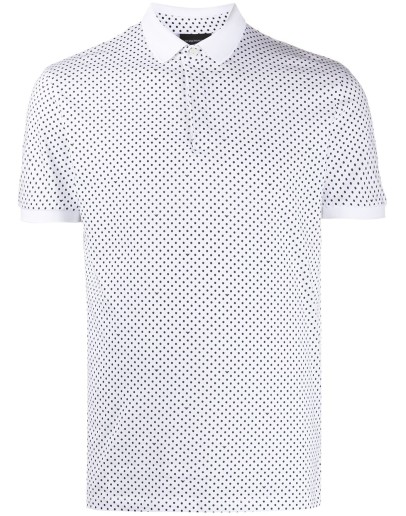 polka dot polo shirt