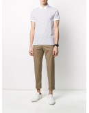 polka dot polo shirt