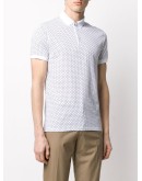 polka dot polo shirt