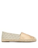 logo-embossed monogram espadrilles