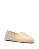 logo-embossed monogram espadrilles
