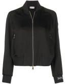 stripe detail bomber jacket