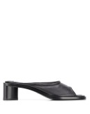 open toe mules