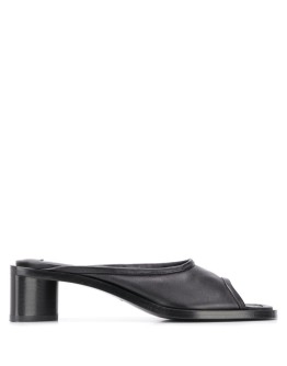 open toe mules