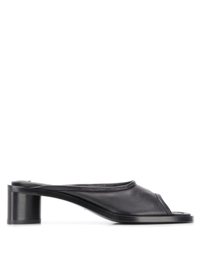 open toe mules