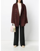 elasticated waist straight-leg trousers