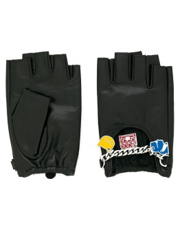 enamelled charm gloves