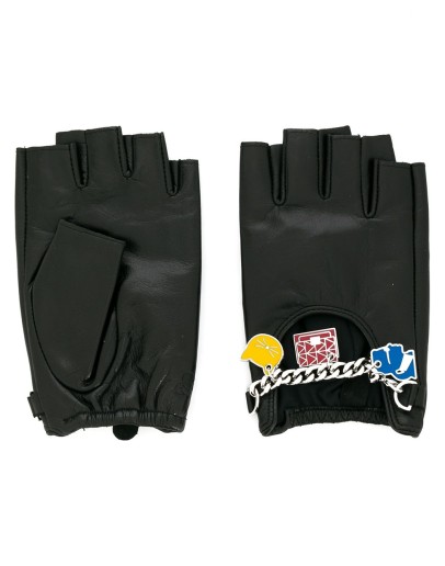 enamelled charm gloves