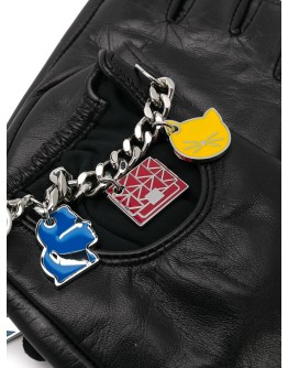enamelled charm gloves