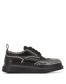 Hybrid stud-embellished Derby shoes