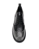 Hybrid stud-embellished Derby shoes