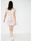 Denver floral-printed mini dress