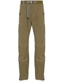 reflective-logo tapered-fit track pants