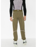 reflective-logo tapered-fit track pants