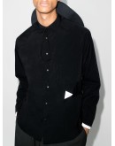 logo-patch buttoned shirt