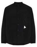logo-patch buttoned shirt