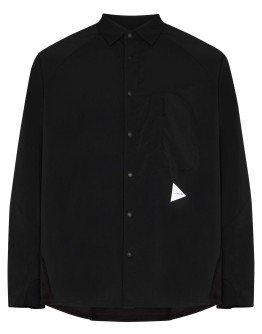 logo-patch buttoned shirt