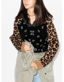 leopard bandana jumper