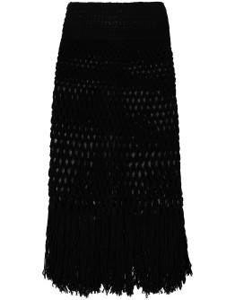 handmade net crochet skirt