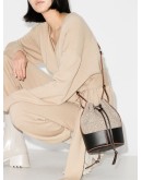 Balloon monogram bucket bag