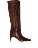 snakeskin effect boots