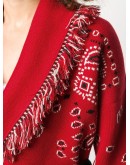 La Scala bandanna-print cardigan