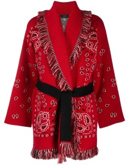 La Scala bandanna-print cardigan