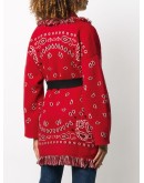 La Scala bandanna-print cardigan