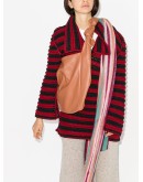 crochet striped maxi jumper