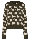 brushed sheep crewneck jumper