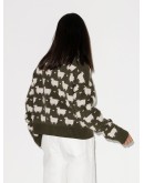 brushed sheep crewneck jumper