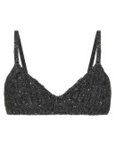ribbed knit cropped vest