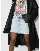 denim mini skirt