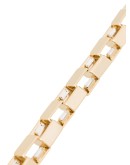 crystal-embellished square-link bracelet