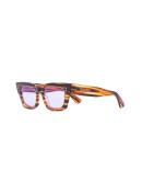  tortoiseshell-effect square-frame sunglasses
