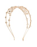 gold-tone crystal headband