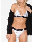 Paper Clip print bikini set
