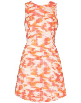 Trinny ikat-print mini dress