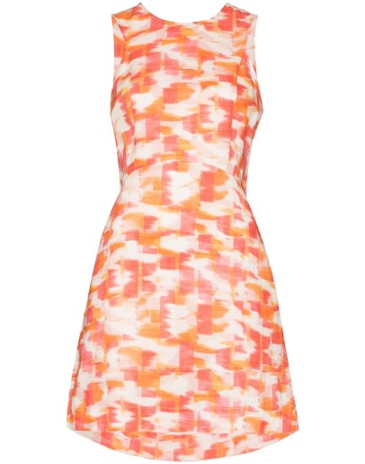 Trinny ikat-print mini dress