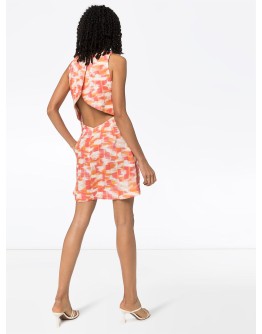 Trinny ikat-print mini dress