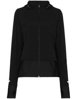 hooded running jacket