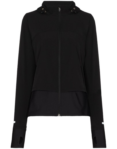 hooded running jacket