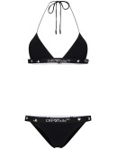 logo-tape bikini set