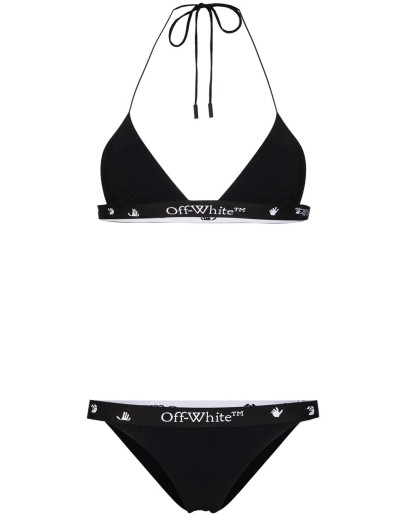 logo-tape bikini set