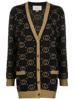 GG Supreme lamé cardigan