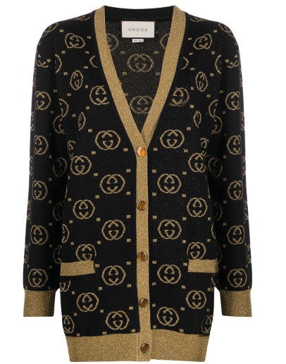 GG Supreme lamé cardigan